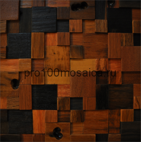 MCM075 Бесшовная деревянная мозаика серия WOOD, 300*300*15 мм