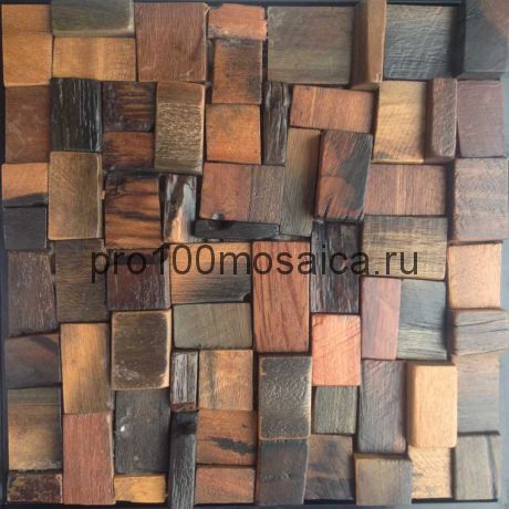 MCM072 Бесшовная деревянная мозаика серия WOOD, 300*300*31 мм