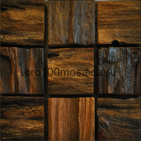 MCM082 Бесшовная деревянная мозаика серия WOOD, 260*260*15 мм