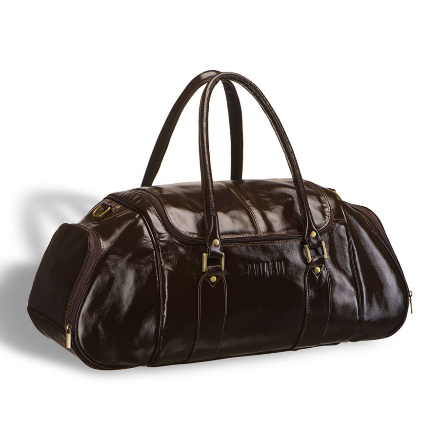 Дорожно-спортивная сумка BRIALDI Modena (Модена) shiny brown