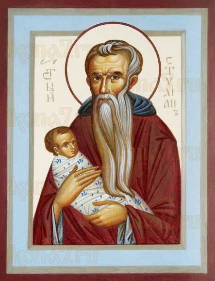 Икона Стилиан Пафлагонский (рукописная)