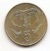 5 центов (регулярная) Кипр 2004