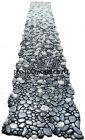Gravel DGZ-2 mix1-8  Мозаика растяжка Pebble (морские камушки), 300*300 мм, (Керамиссимо, Турция)