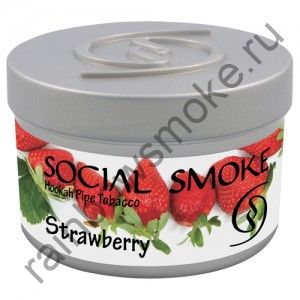 Social Smoke 250 гр - Strawberry (Клубника)