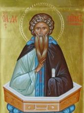 Икона Даниил Столпник (рукописная)