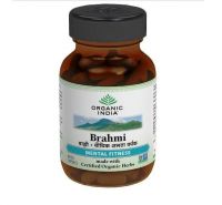 Брами в капсулах для памяти и нервной системы Органик Индия / Organic India Brahmi Capsules