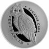 Ушастая сова 10 рублей  Беларусь 2015 серебро