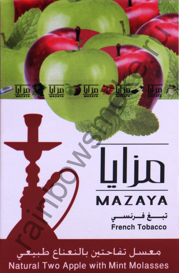 Mazaya 50 гр - Two Apple with Mint (Двойное Яблоко с мятой)