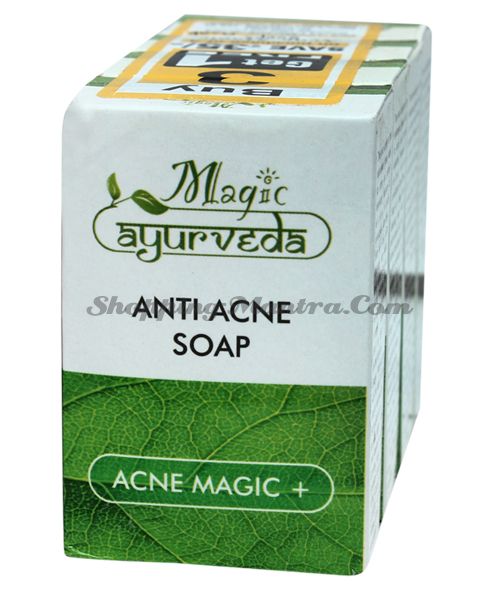 Мыло для лица против угрей и прыщей Меджик Аюрведа / Magic Ayurveda Anti Acne Soap
