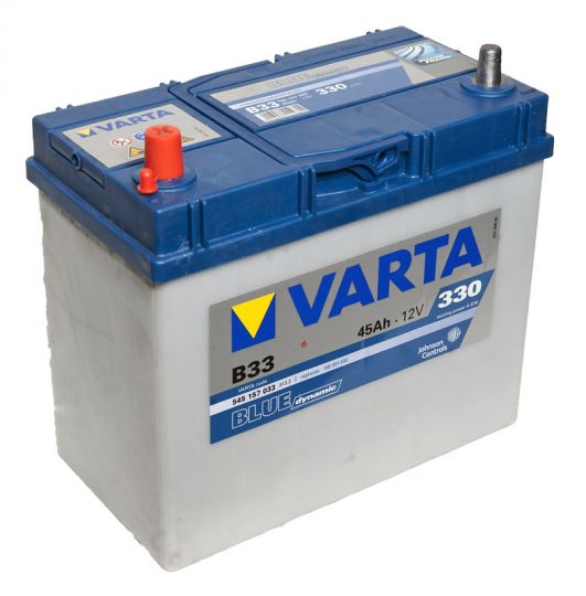 Автомобильный аккумулятор АКБ VARTA (ВАРТА) Blue Dynamic 545 157 033 B33 45Ач тонкие клеммы ПП
