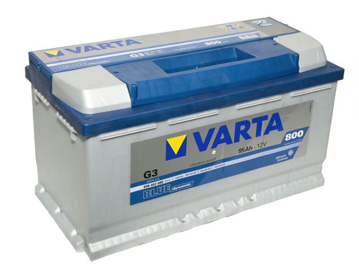 Автомобильный аккумулятор АКБ VARTA (ВАРТА) Blue Dynamic 595 402 080 G3 95Ач ОП