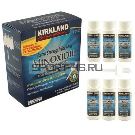 Спортпит Миноксидил (Kirkland Minoxidil) 5% - 6 банок