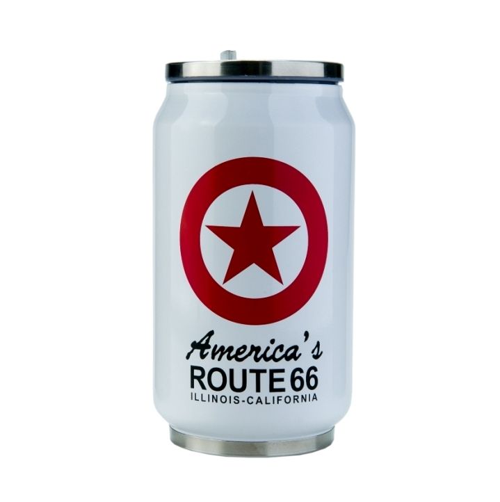 Термокружка 350 мл «Route 66» - White