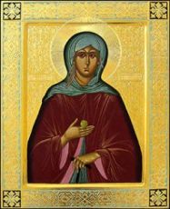 Икона Ксения Петербургская (рукописная)