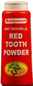 Красный порошок для зубов Дант Манджан Лал Байдьянатх / Baidyanath Red Tooth Powder Dant Manjan Lal