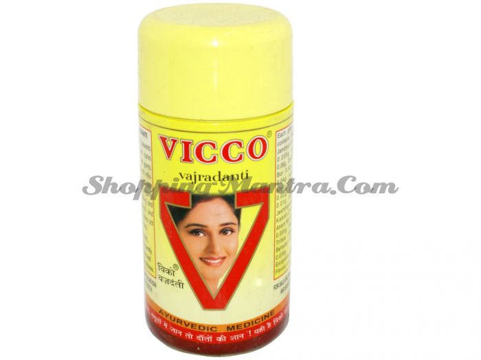 Аюрведический зубной порошок Ваджраданти Викко / Vicco Vajradanti Tooth Powder
