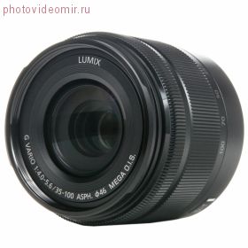 Объектив Panasonic LUMIX G VARIO 35-100mm f/4.0-5.6 ASPH. MEGA O.I.S. черный (H-FS35100E-K)