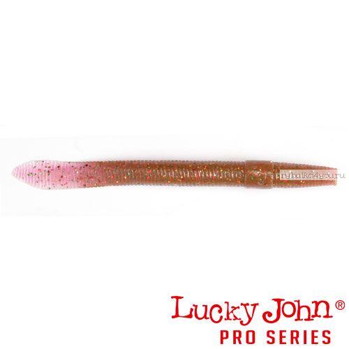 Виброхвост Lucky John Pro Series WACKY WORM 5,4" / 137 мм / цвет S14 / 8 шт
