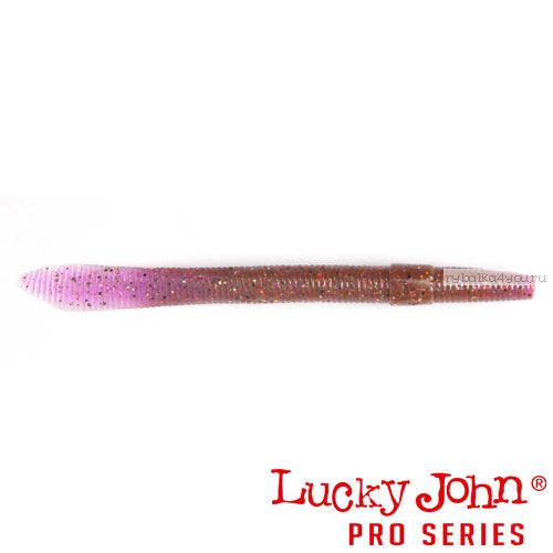Виброхвост Lucky John Pro Series WACKY WORM FAT 5,7" / 145 мм / цвет S13 / 6 шт