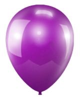 Фиолетовый гелиевый шар