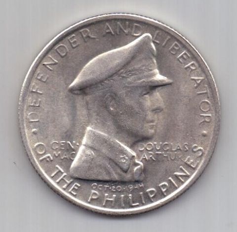 1 песо 1947 Филиппины UNC США
