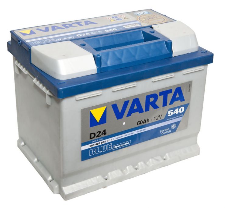 Автомобильный аккумулятор АКБ VARTA (ВАРТА) Blue Dynamic 560 408 054 D24 60Ач ОП