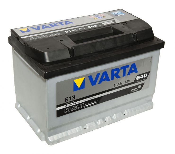 Автомобильный аккумулятор АКБ VARTA (ВАРТА) Black Dynamic 570 409 064 E13 70Ач ОП