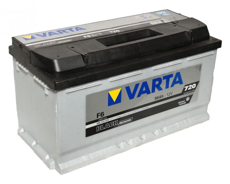 Автомобильный аккумулятор АКБ VARTA (ВАРТА) Black Dynamic 590 122 072 F6 90Ач ОП