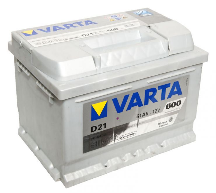 Автомобильный аккумулятор АКБ VARTA (ВАРТА) Silver Dynamic 561 400 060 D21 61Ач ОП