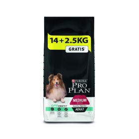 ПРО ПЛАН для взрослых собак средних пород с чувствительным пищеварением, ягненок с рисом, 14  кг