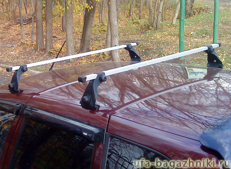 Багажник на крышу на Chevrolet NIVA, Атлант - алюминиевые дуги
