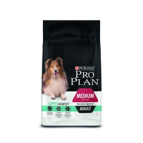 ПРО ПЛАН для собак средних пород с чувствительным пищеварением, ягненок с рисом, 7 кг