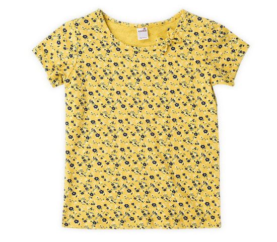 Солнечная футболка на лето для девочки