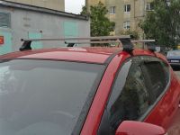 Багажник на крышу Nissan Qashqai (5-dr SUV с 2013 г), Атлант, прямоугольные дуги