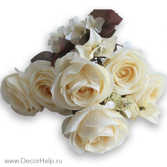 Розы кремовые (10шт) арт: DCR001
