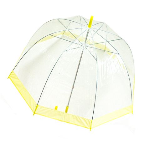 Зонт прозрачный (купол желтый)