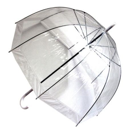 Зонт прозрачный (купол белый)