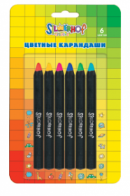 Цветные карандаши "Jumbo" от Silwerhof, (арт. 134082-06) (11940)