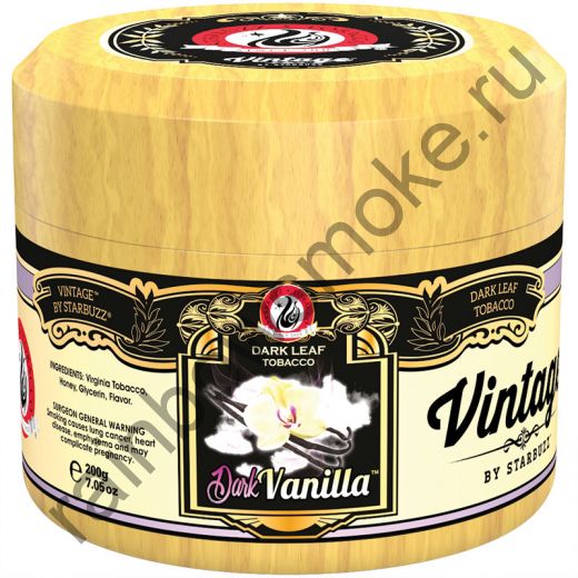 Starbuzz Vintage 200 гр - Dark Vanilla (Тёмная ваниль)