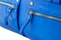 Синяя итальянская сумка