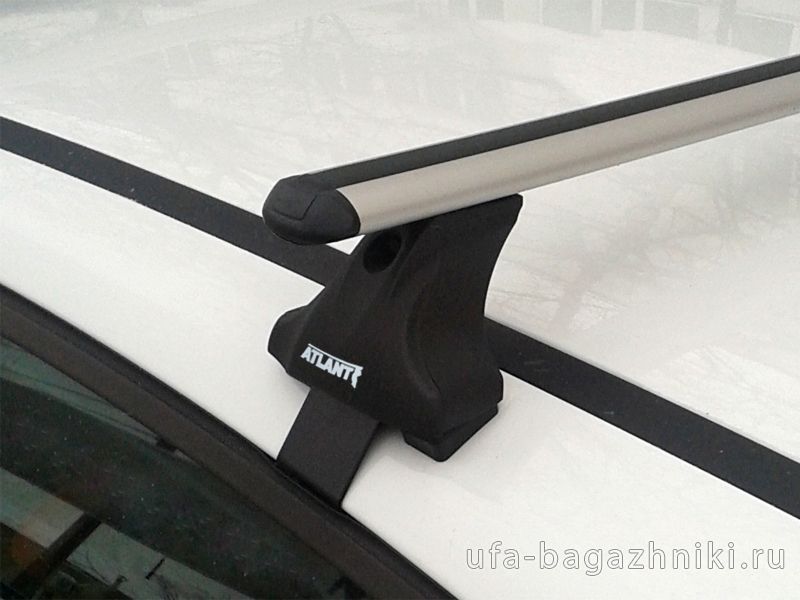 Багажник на крышу Hyundai Elantra 5, Атлант, аэродинамические дуги