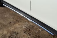 Пороги труба d63 (вариант 1) Toyota RAV 4 2013-