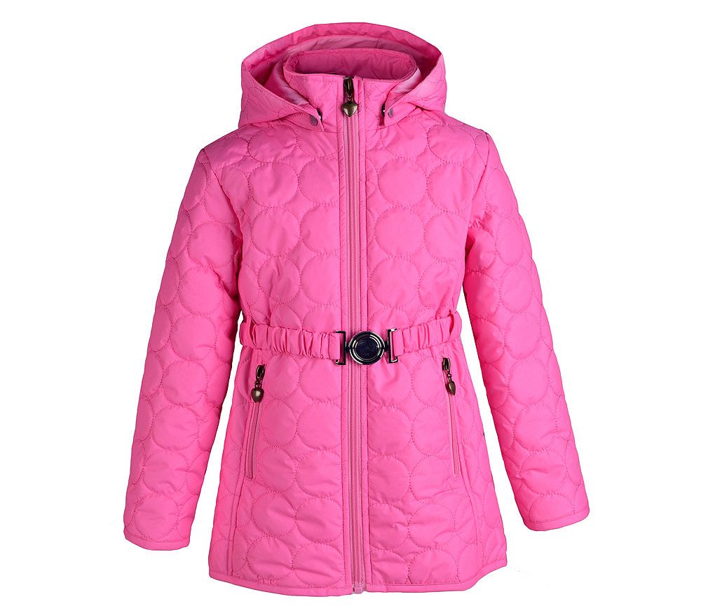 Розовая куртка из мембраны для девочки 4-5 лет
