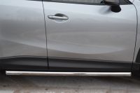 Защита порогов d63 (вариант 1) Mazda CX-5 2011-