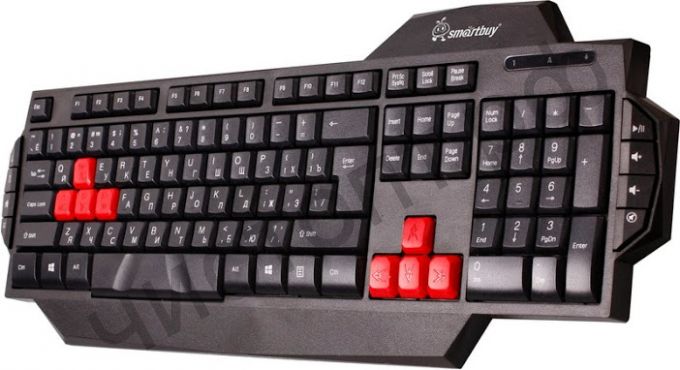 Клавиатура провод. Smartbuy 201 USB Black игровая мультимед (SBK-201GU-K)