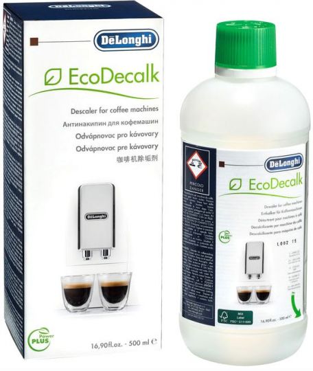 Средство от накипи EcoDecalk DLSC500 для кофемашин De'Longhi, 500 мл