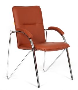 Офисное кресло Chairman   850   экокожа Terra 111 коричневый