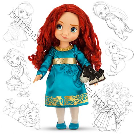 Кукла Мерида с игрушкой в детстве Дисней