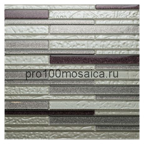 Silver Slipper. Мозаика серия GLASS,  размер, мм: 300*300 (ORRO Mosaic)