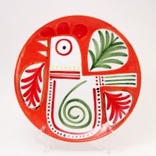 Блюдо тарелка Ceramiche de Simone плоская «Мареттимо» керамика ручной работы - d 30 см (Италия)